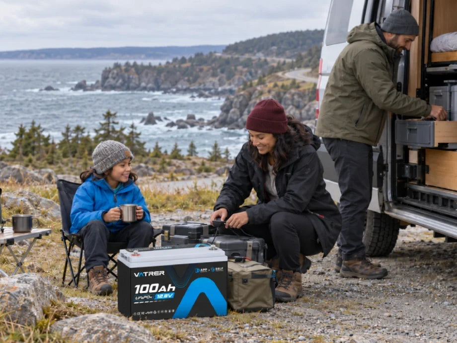 RV battery replacement with Vatrer lithium battery