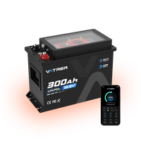 Vatrer 12V 300Ah lithium battery with self-heating and app monitoring