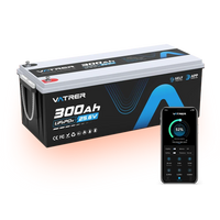 Vatrer 24V 300Ah self-heating lithium battery with app monitoring