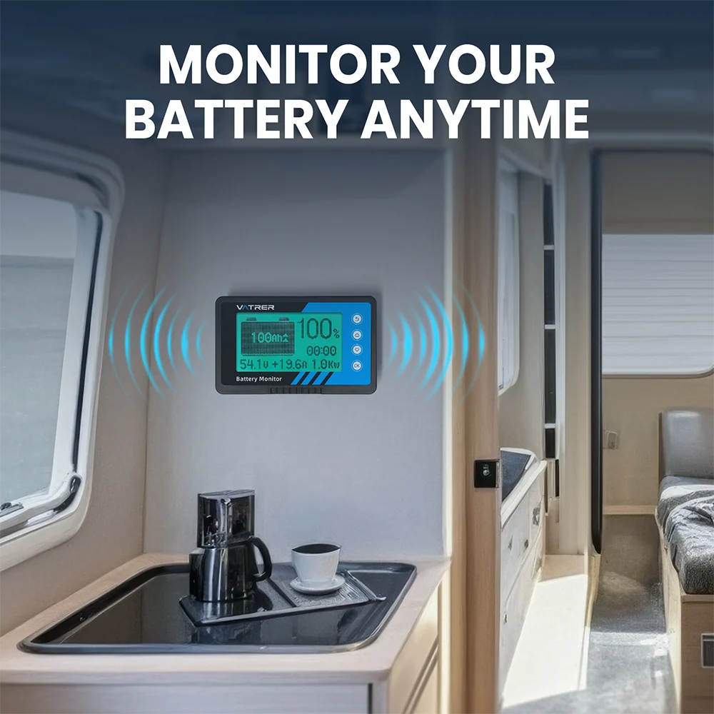 Vatrer 500A Battery Monitor Real-time
