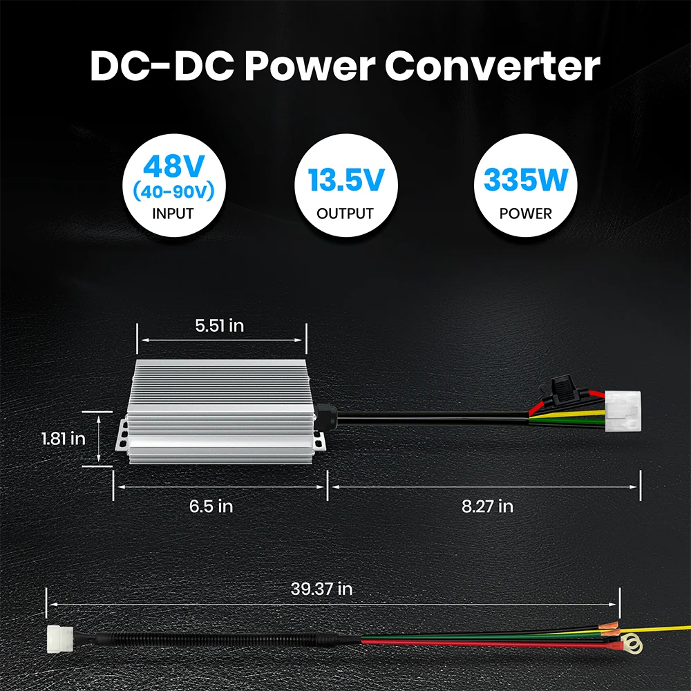 Vatrer 48V/72V to 12V Converter (DC-DC)