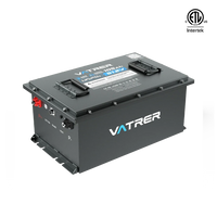 Vatrer 48V 105Ah lithium golf cart battery with SPCC steel casing