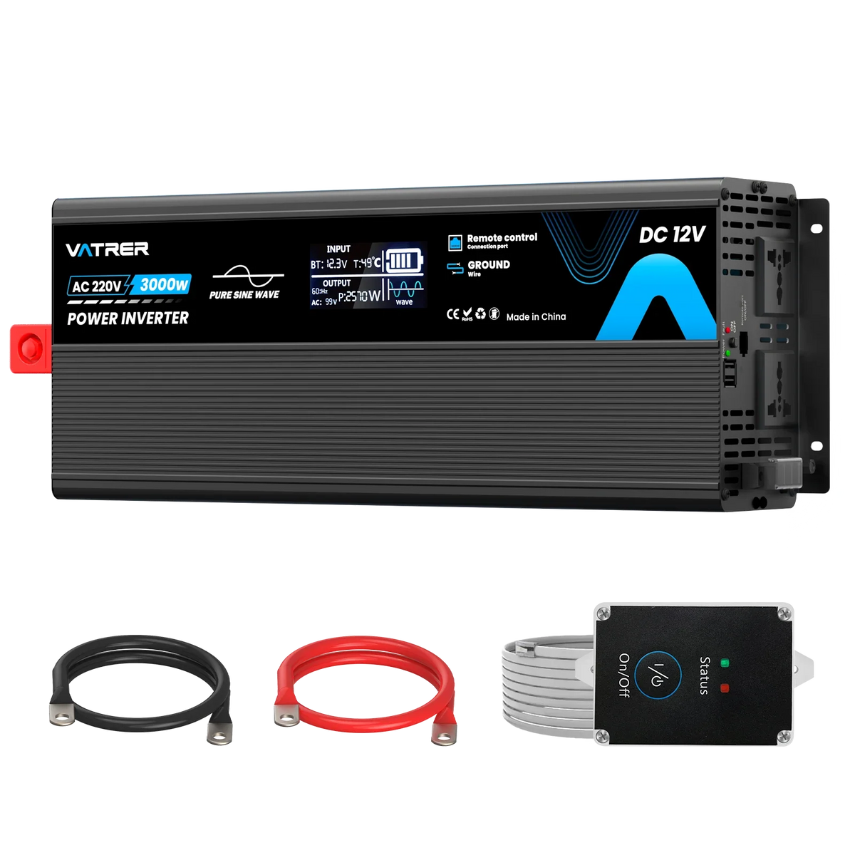 Vatrer 3000W Pure Sine Wave Inverter