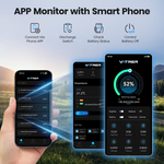 300Ah RV battery with smartphone app monitoring