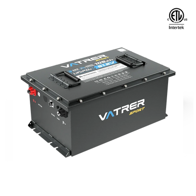 Vatrer 48V 105Ah UTV lithium battery with LiFePO4 cells