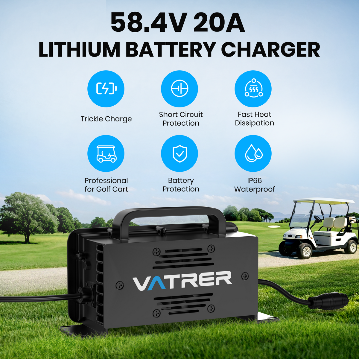 48V golf cart battery charger 