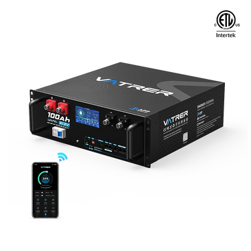 Vatrer 48V (51.2V) 100Ah Server Rack Lithium Battery With WiFi