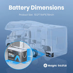 Vatrer 300Ah LiFePO4 battery dimensions and weight for RV installation
